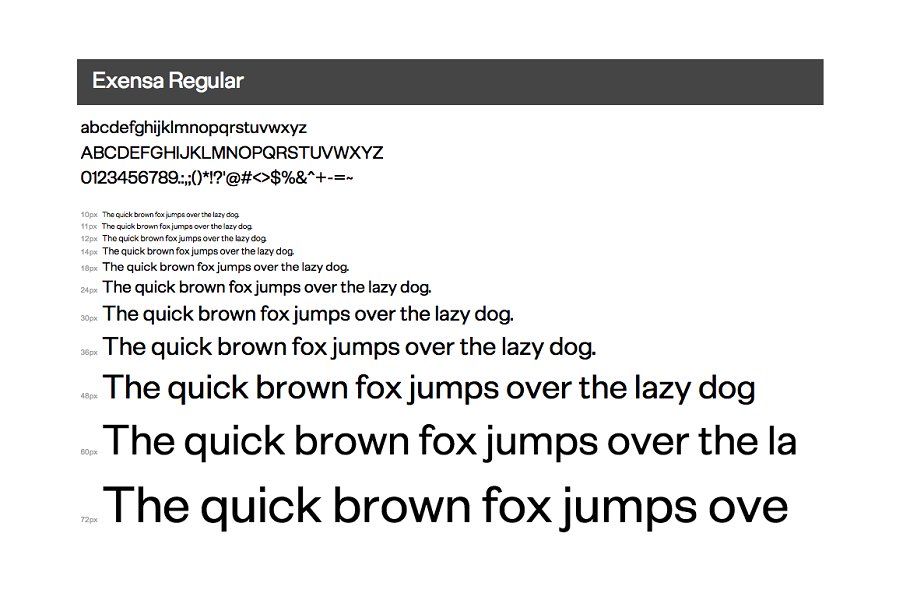 Exensa Grotesk